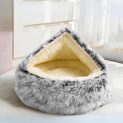 cozy cave - premium cat bed