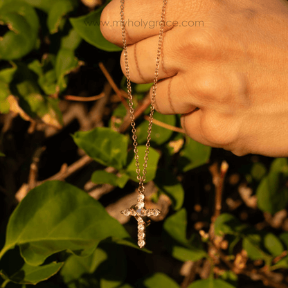 Crown Cross Faith Necklace