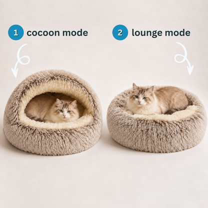 cozy cave - premium cat bed